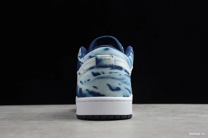 Washed Denim Jordan Low 1 CZ8455-100 1115